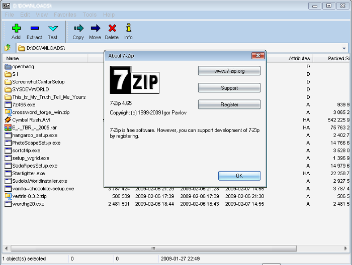 Hướng dẫn cài đặt 7-zip
